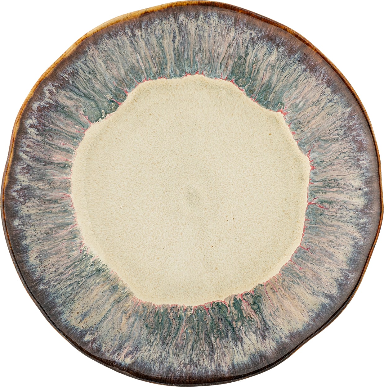 Imogen Dessertteller 16,5 cm, grün-creme