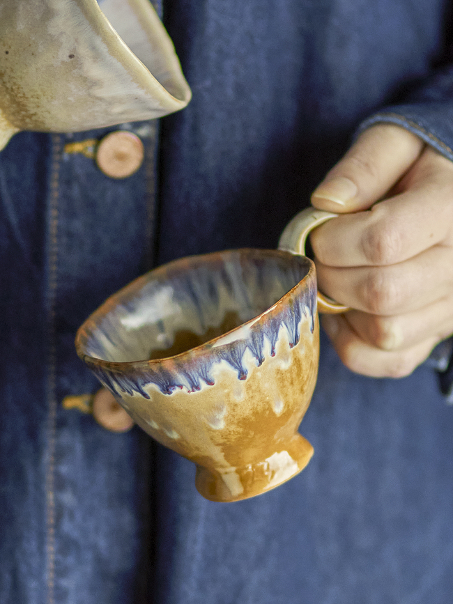 Imogen Skodelica, 175 ml, sivo-rjava