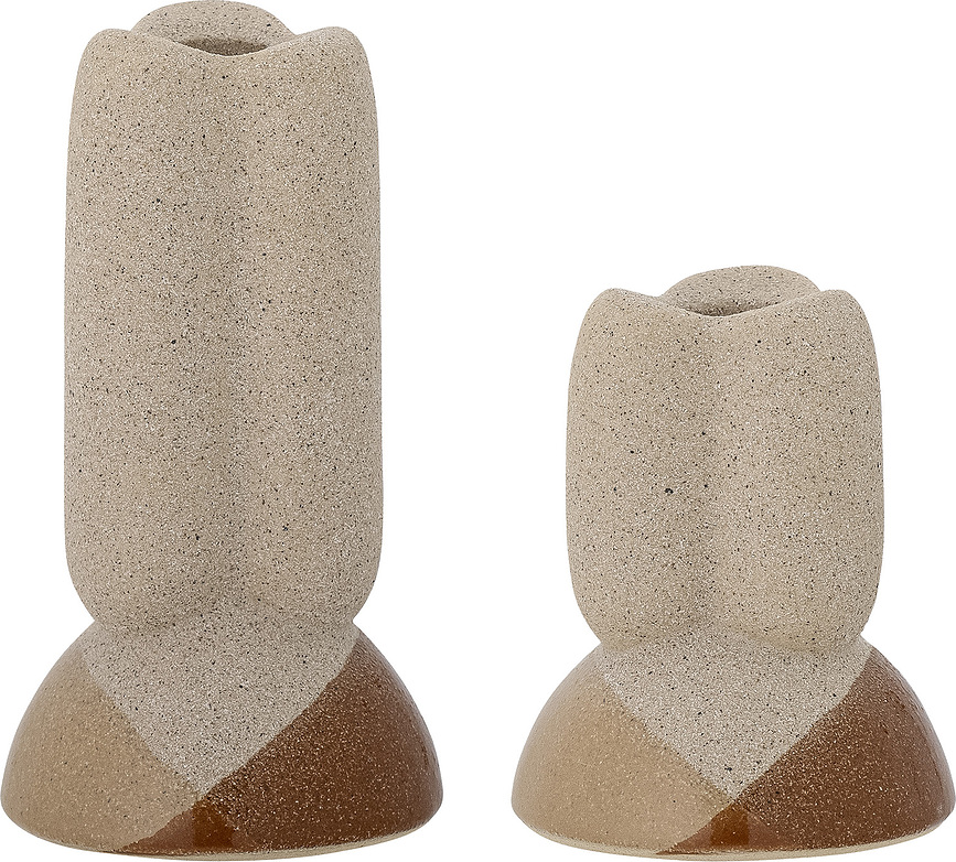 Iness Bougeoirs pour bougies classiques, Lot de 2