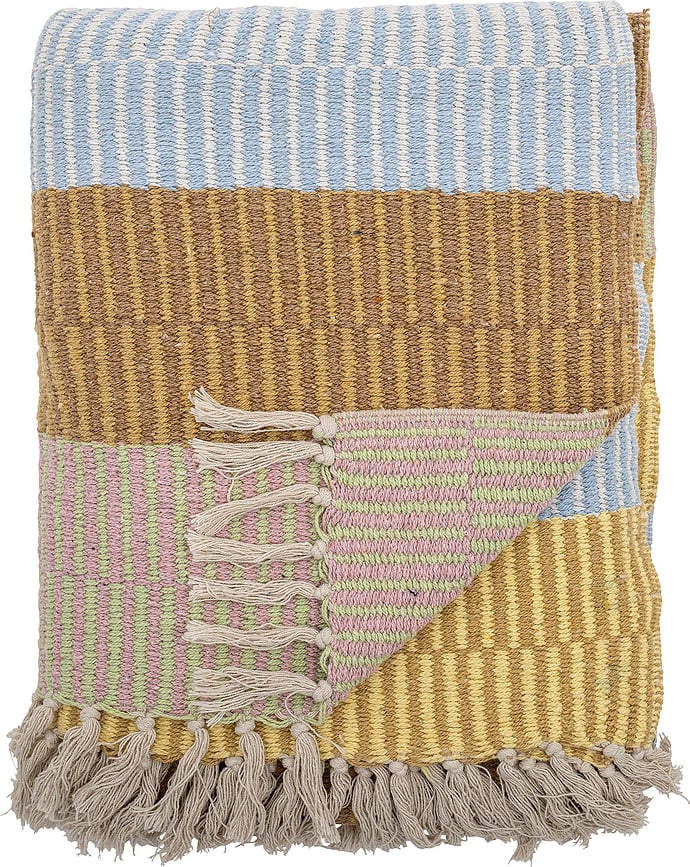 Isnel Plaid 130 x 160 cm, jaune