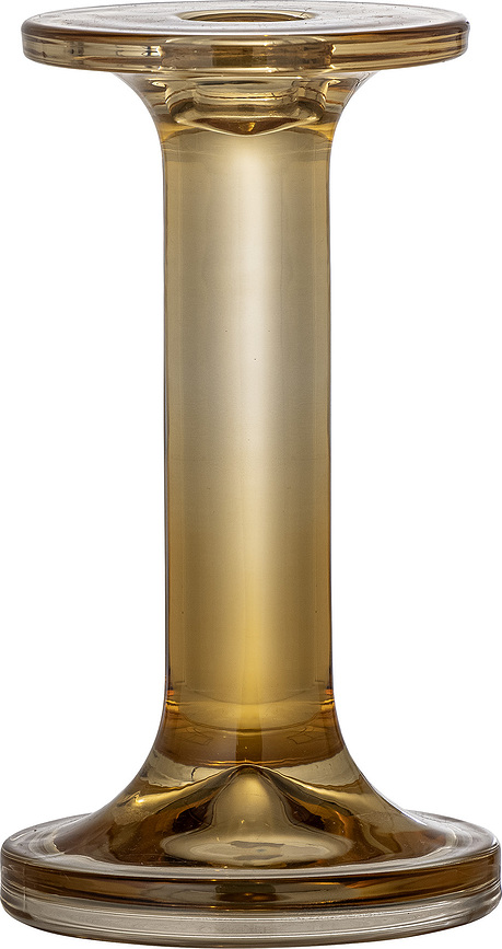 Jamey Bougeoir pour bougie cierge, 16 cm, en verre