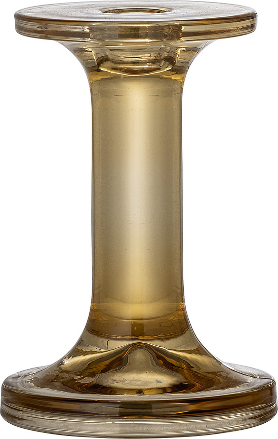 Jamey Bougeoir pour bougie classique, 13,5 cm, en verre
