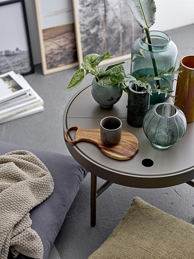 Jarrón Bloomingville, 25 cm, marrón iridiscente