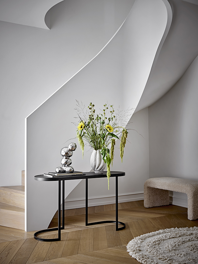 Jarrón Cove 28 cm, blanco