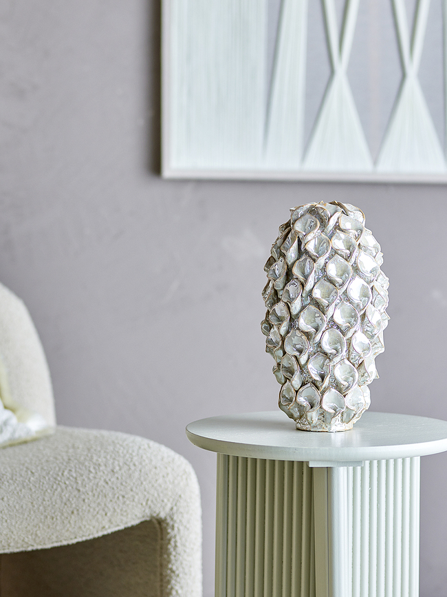 Jarrón decorativo Glenda, 34 cm