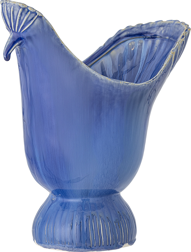 Jarrón decorativo Wylie, 29 cm, azul