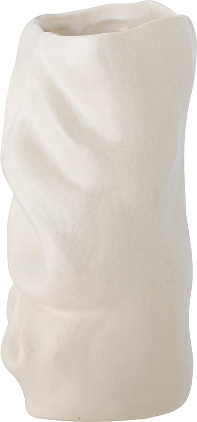 Jarrón Fabrice, 21,5 cm, blanco