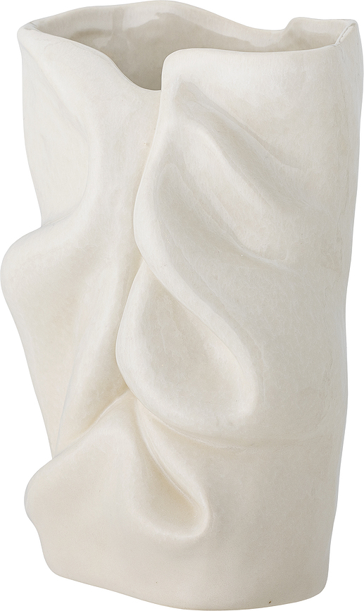 Jarrón Fabrice, 21,5 cm, blanco