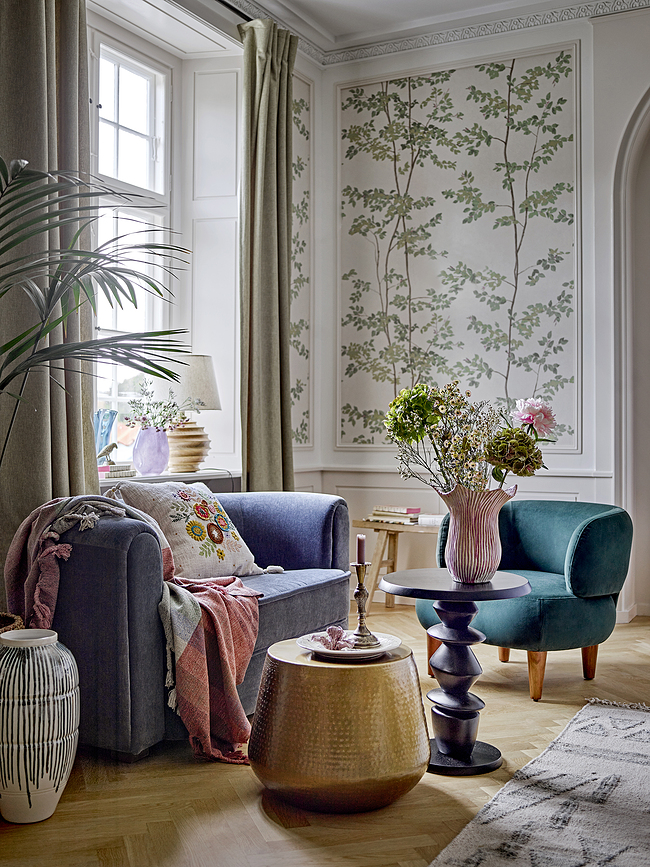 Jarrón Floral, 29 cm, rosa