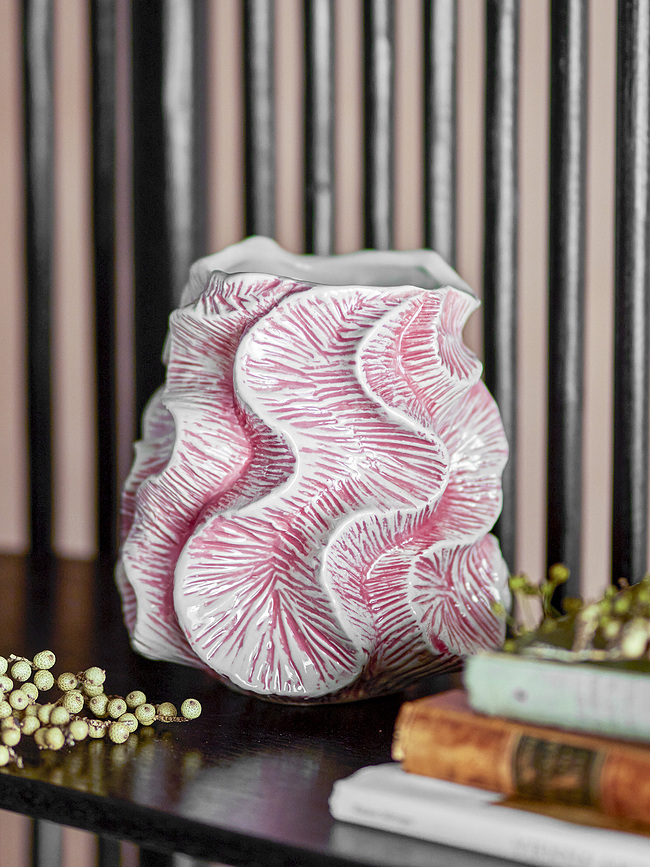 Jarrón Guxi, 19,5 cm, rosa