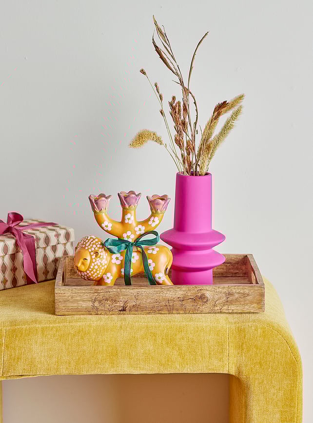 Jarrón Isold, 22 cm, azul