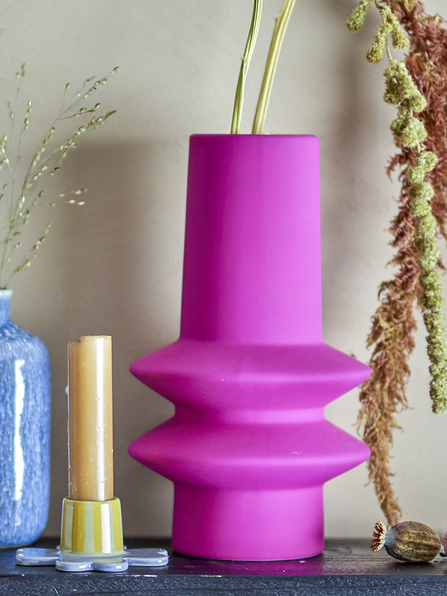 Jarrón Isold, 22 cm, azul