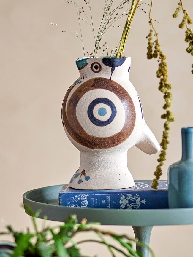 Jarrón Mahrab, diseño de pájaro, 20,5 cm