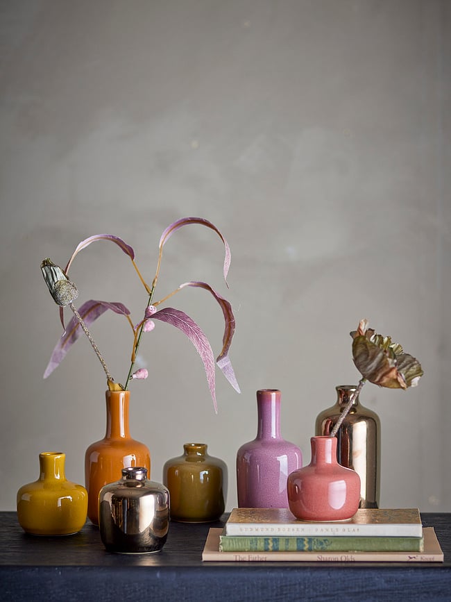 Jarrones Maien, tonos tierra, 7 unidades