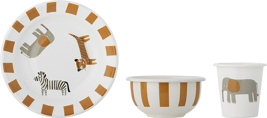 Jesse Set de Vaisselle pour Enfants, Set 3 pièces
