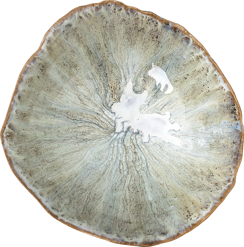 Joby Διακοσμητικό Μπολ, 24 cm, πράσινο