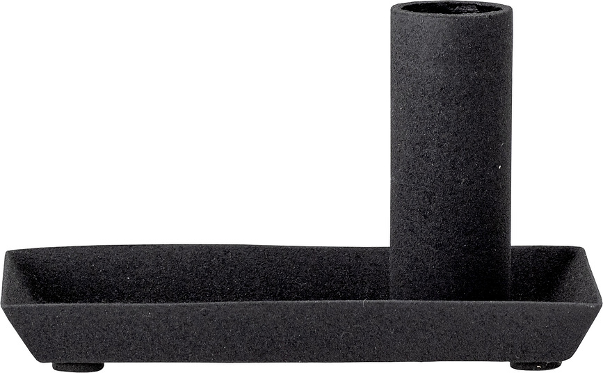Joha Bougeoir pour bougie chandelle, noir