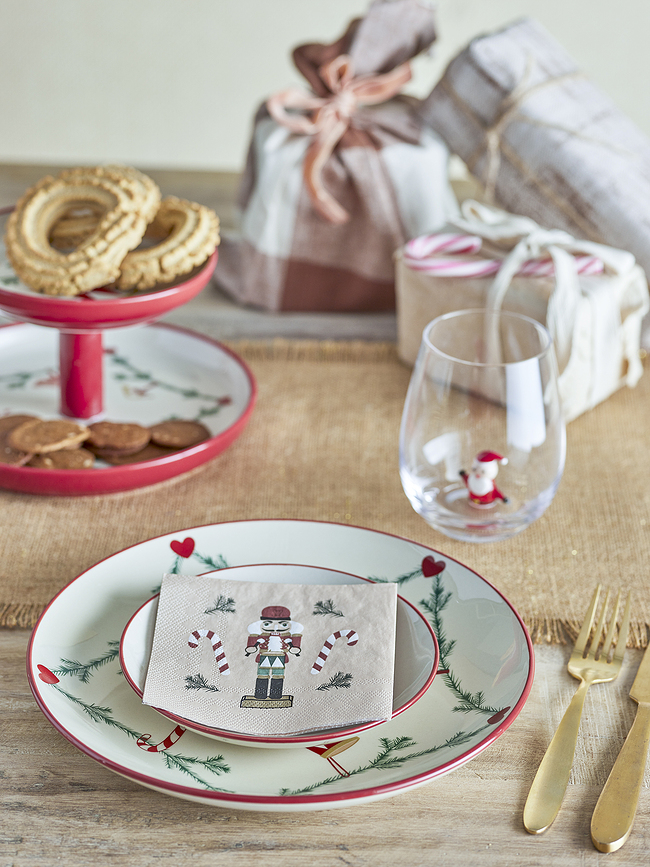 Jolly Serviettes en papier, 25 cm, Lot de 20