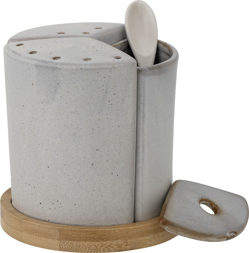 Josefine Set Salière et Poivrière avec cuillère, Set 4 pièces