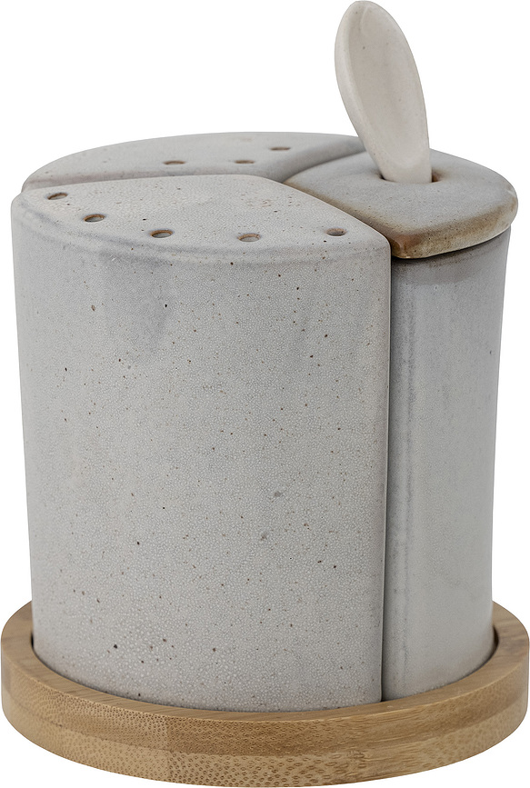 Josefine Set Salière et Poivrière avec cuillère, Set 4 pièces