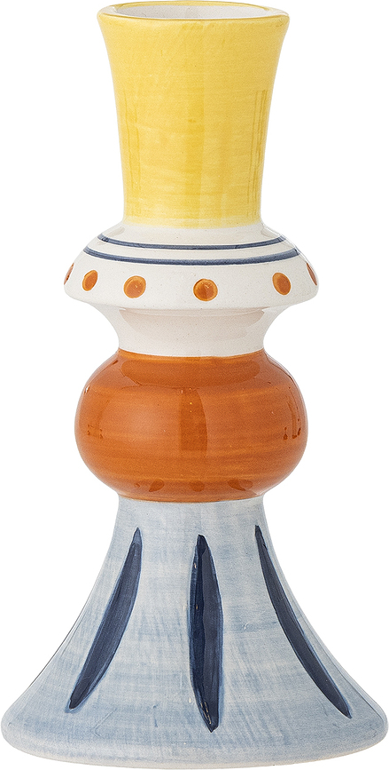 Kairi Βάζο, 14 cm, μπλε-πορτοκαλί