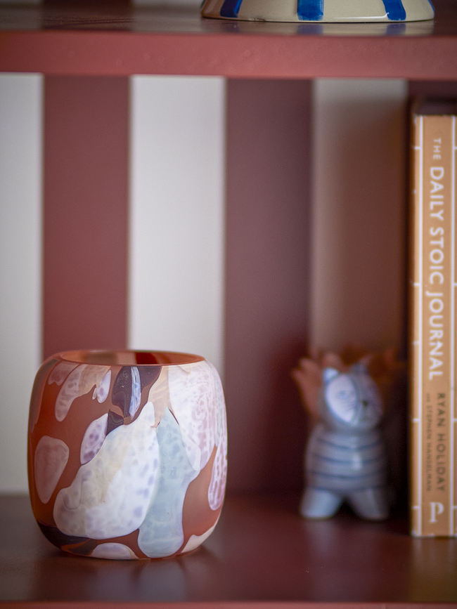 Karan Photophore pour bougies chauffe-plat