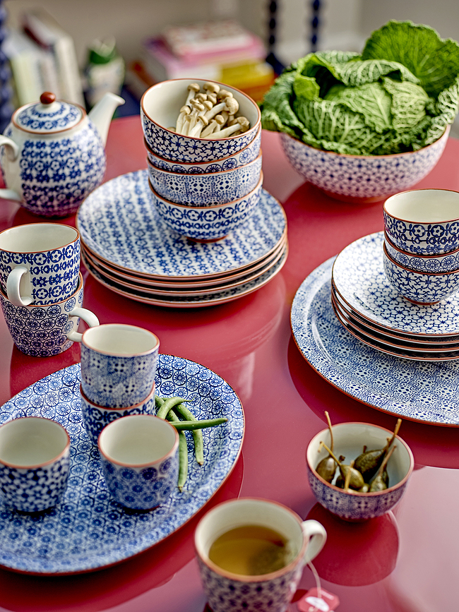 Karine Mugs, blue, 4 pcs.