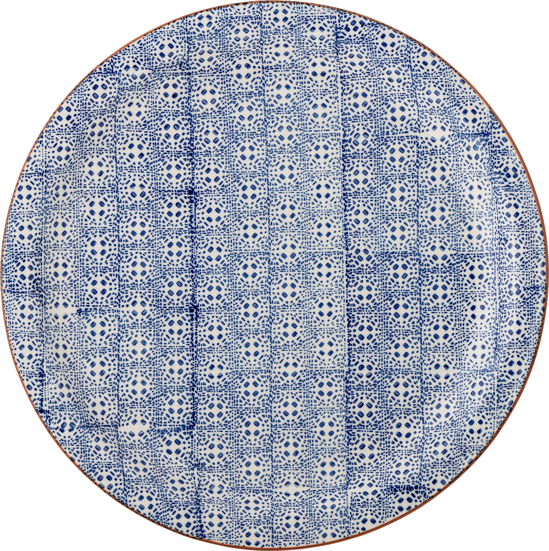 Karine Servierteller 35 cm, blau