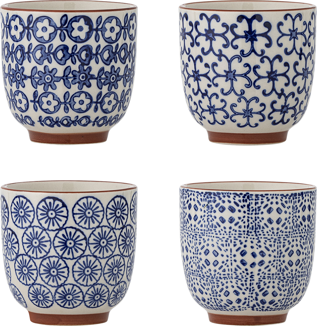 Karine Tassen 7 cm, blau, 4 St.