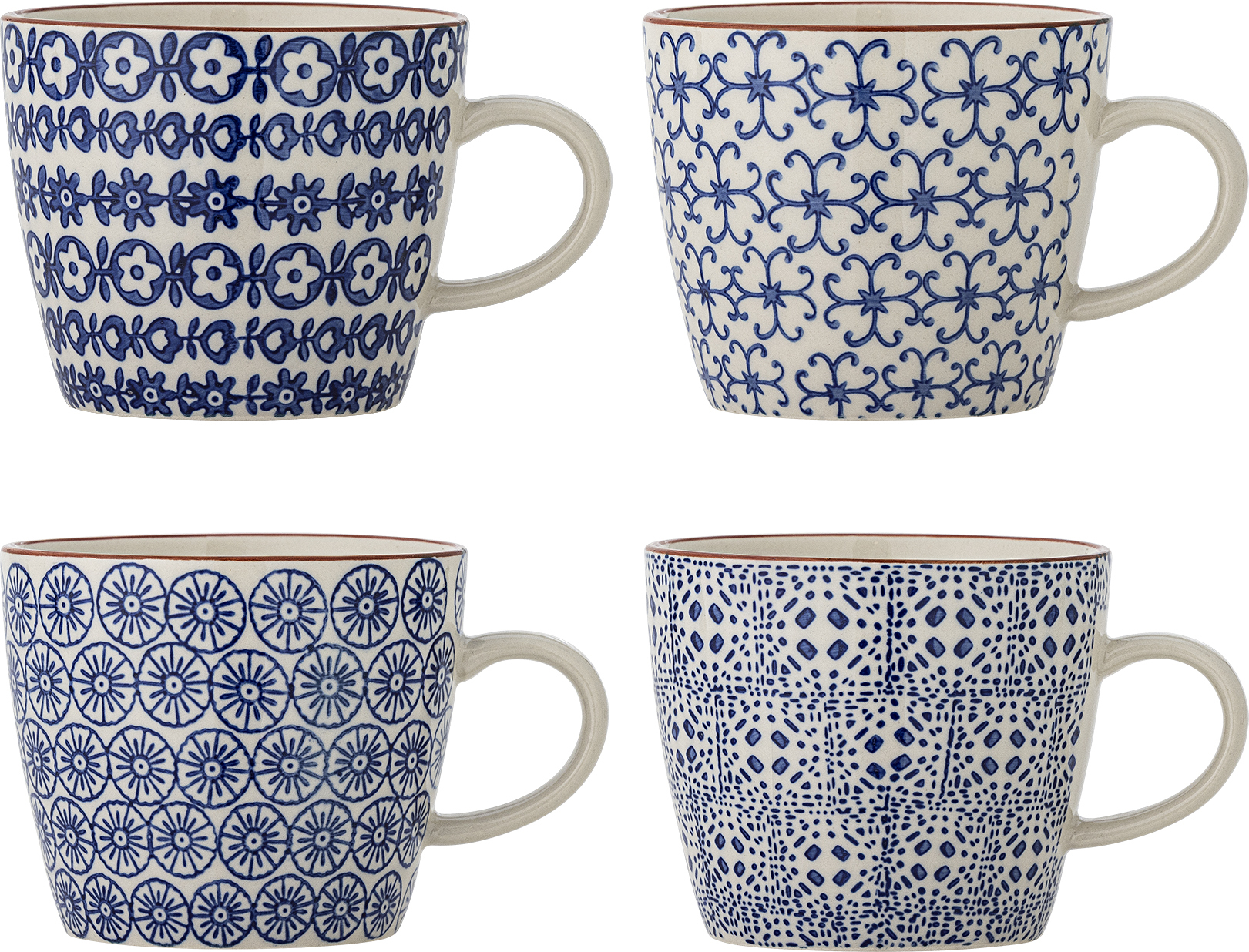 Karine Tassen, blau, 4 St.