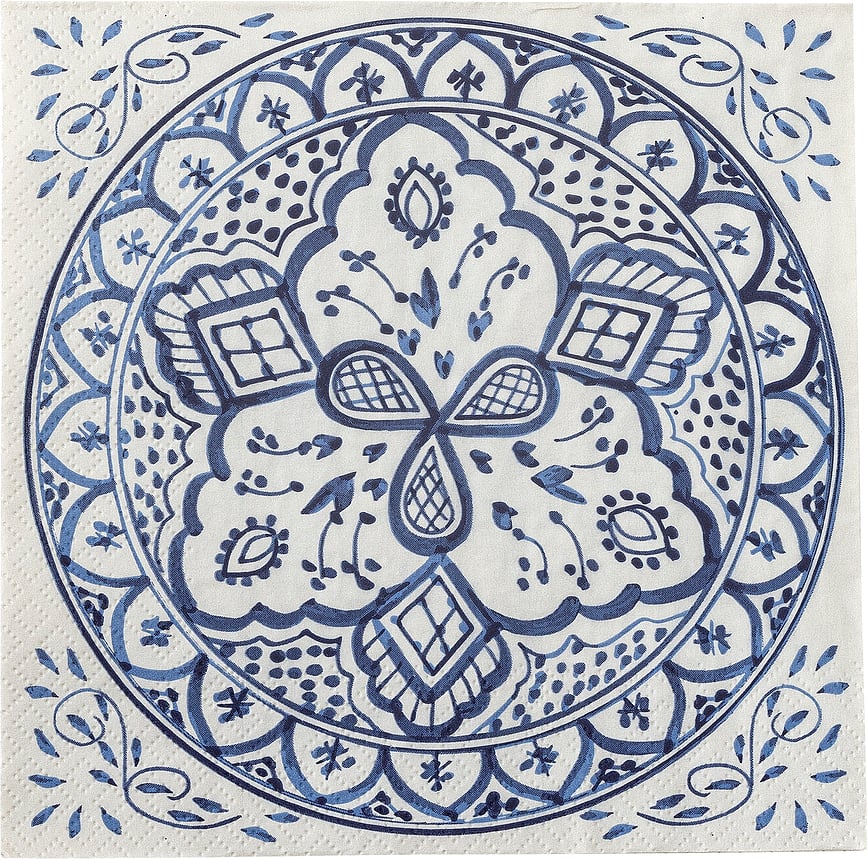 Karlie Salvete papirnate 33 x 33 cm plave 20 kom.