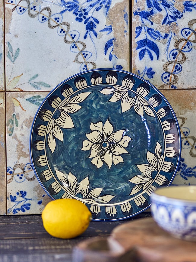 Karlie II Tanjur za glavno jelo 27,5 cm plavi