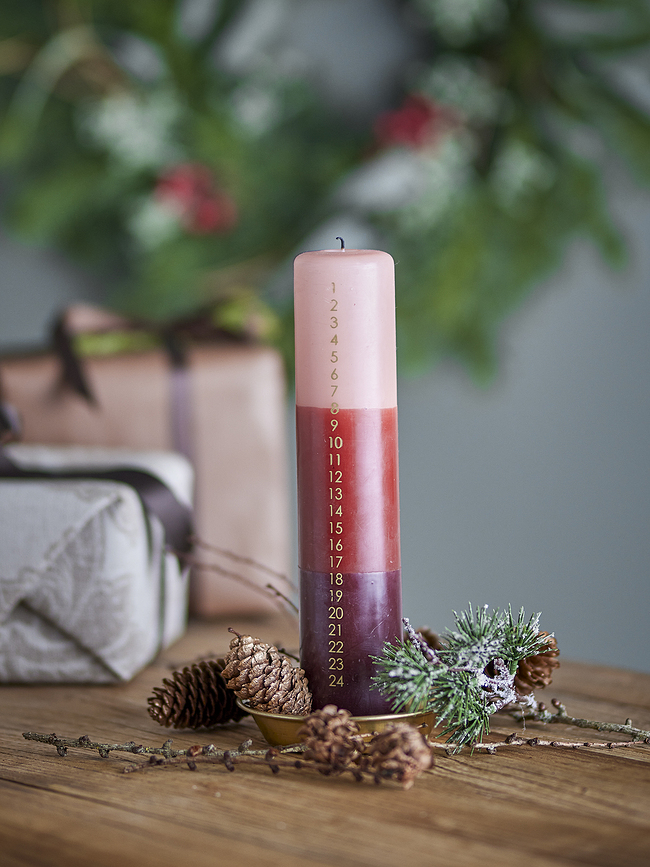 Κερί Αδβεντιάτικο Dip Dye, πράσινο