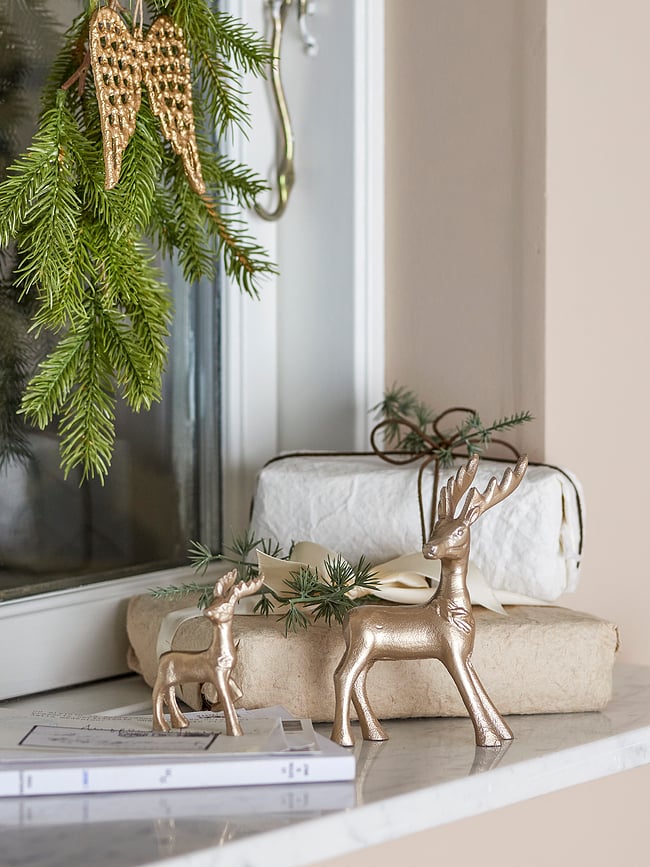 Kila Figurice Sobova božićne zlatne 2 kom.