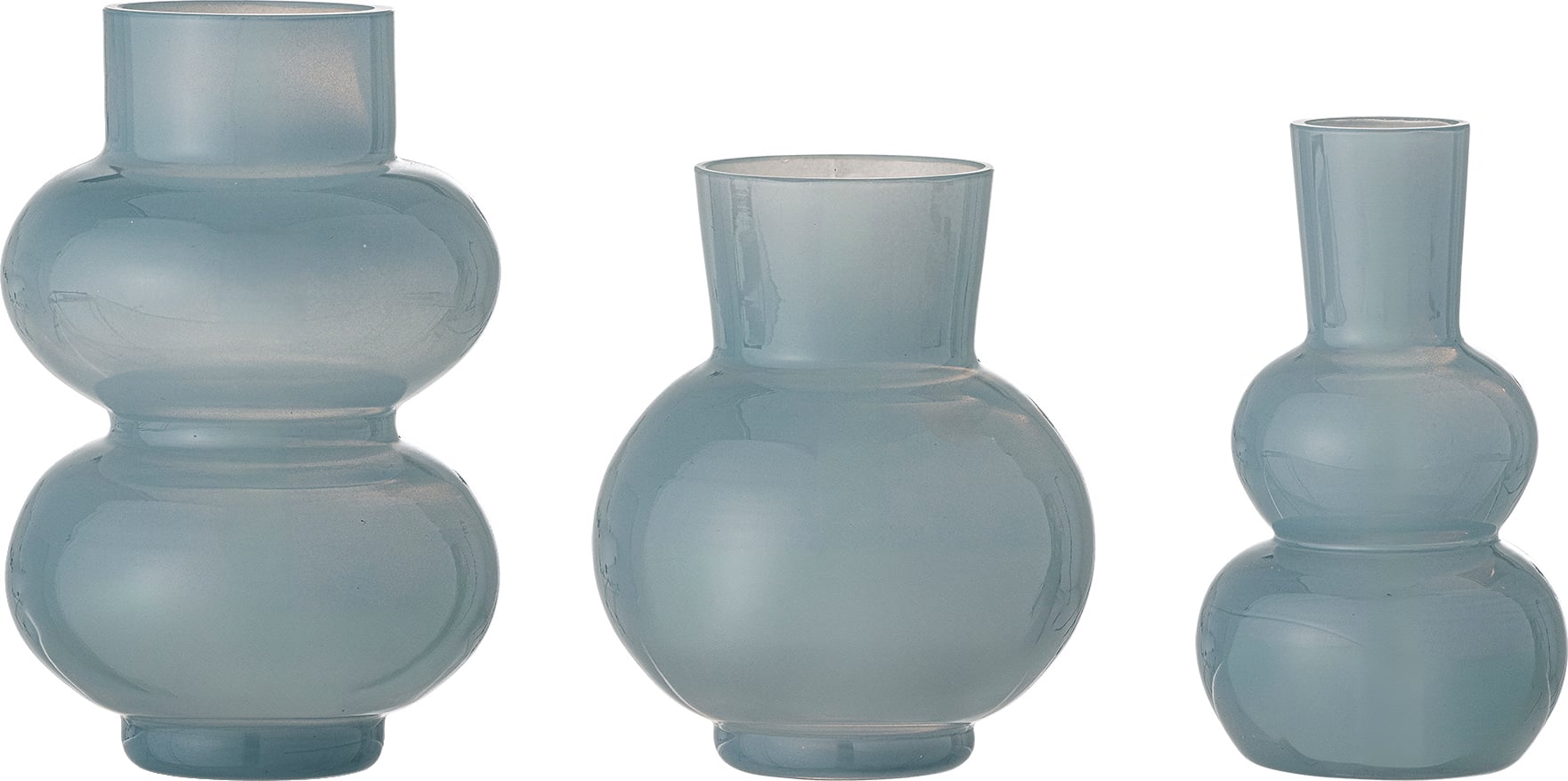 Kinsie Vasen blau 3 St.