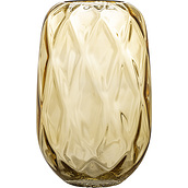 Klarasofie Vase 16 cm gelb aus Glas