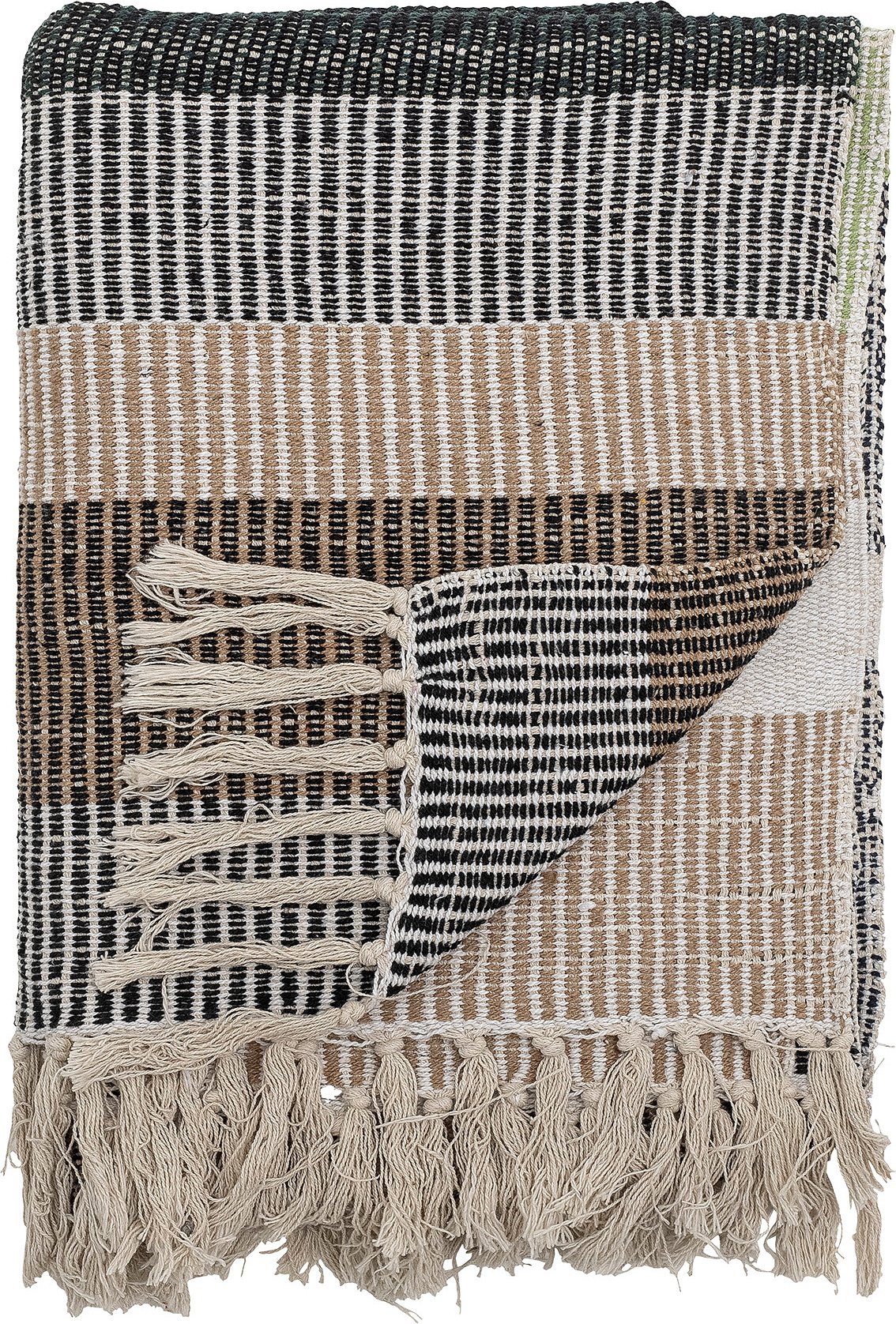 Koc Isnel 130 x 160 cm brązowy