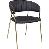 Krzesło Form czarne na stalowych nogach