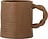 Kubek Reanna 500 ml brązowy
