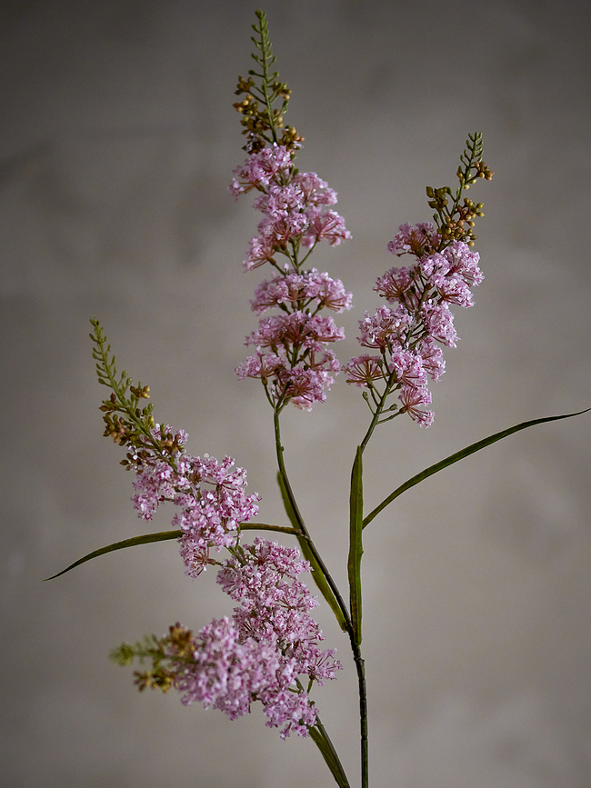 Kunstig blomst Bloomingville lyng lyserød