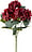 Kwiat sztuczny Bloomingville hortensja 38 cm czerwona