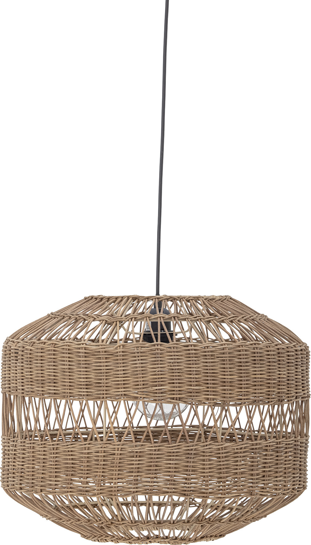 Lampa wisząca Ineza rattanowa
