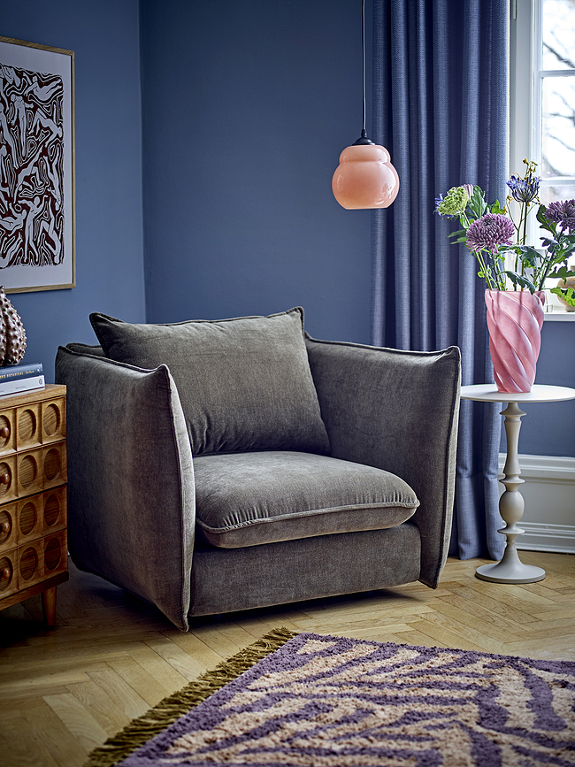 Lámpara colgante Motella, gris