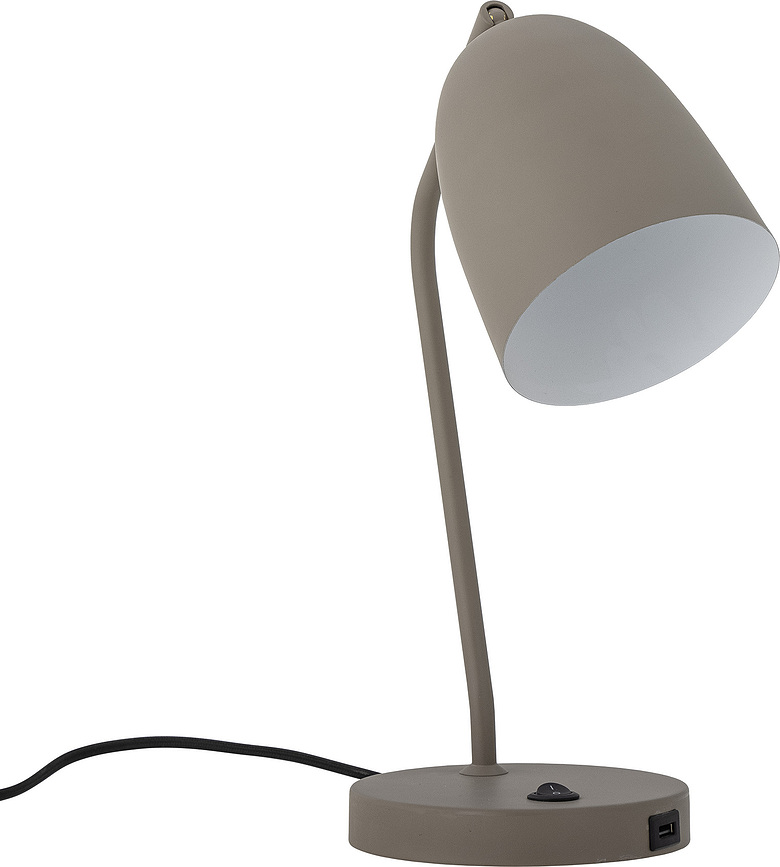 Lámpara de mesa Lemar, gris