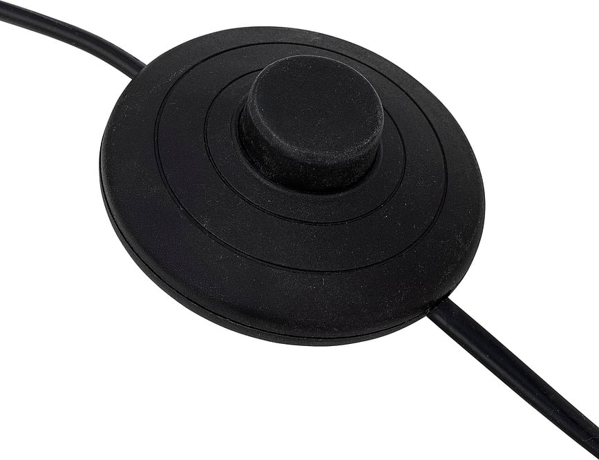 Lámpara de Pie de madera de caucho Giacoma, 154 cm, blanca