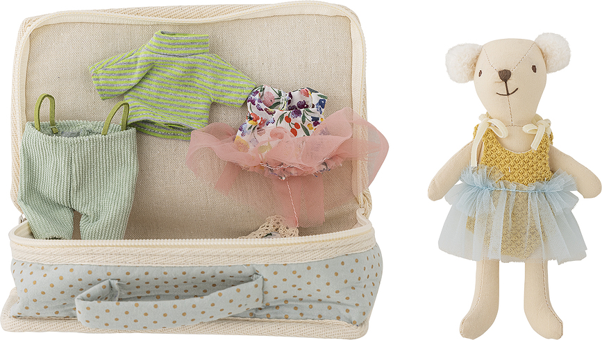 Lara Poupée avec accessoires, Set 6 pièces