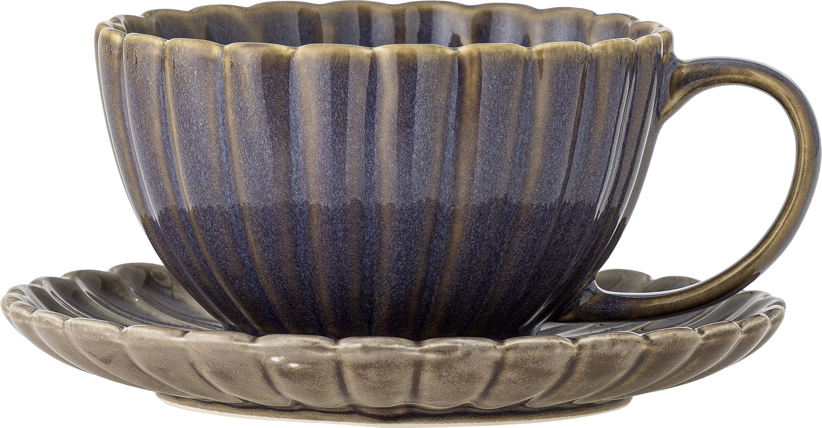 Latina Tasse 220 ml violett mit Untertasse