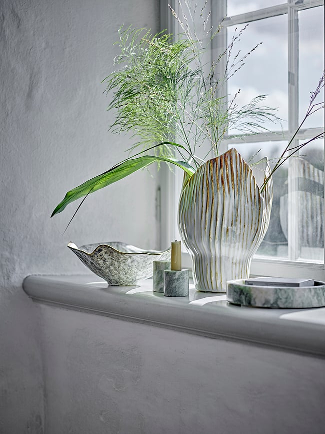 Lennon Dekorativna skleda, 27 cm, siva