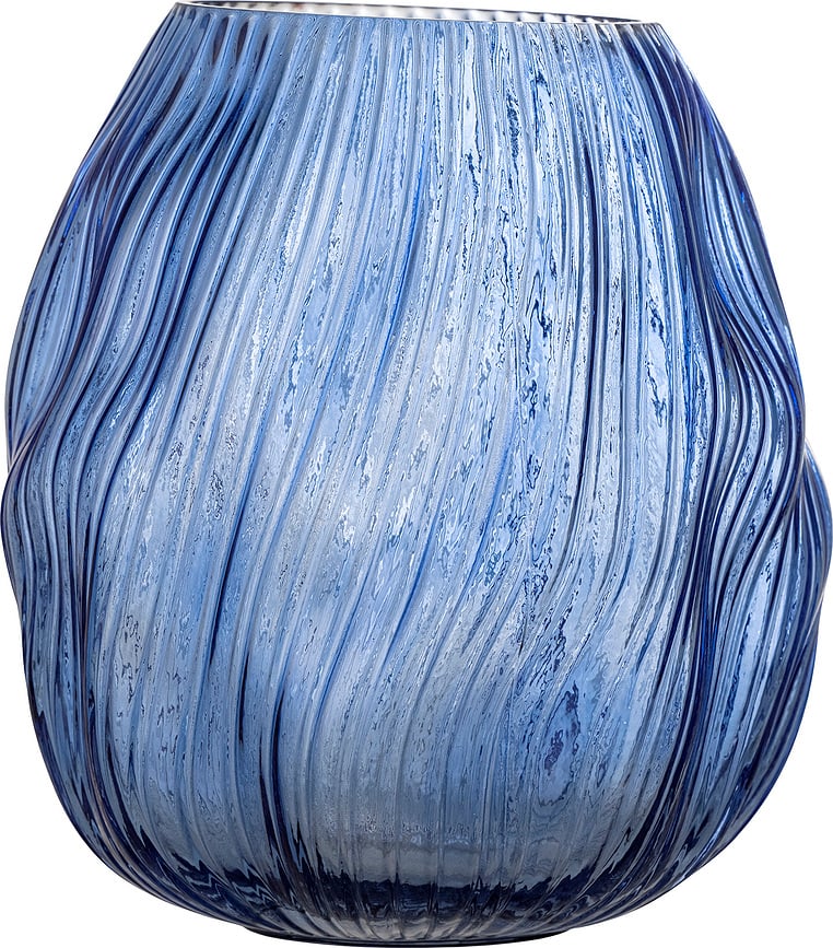 Leyla Vase 22,5 cm blau