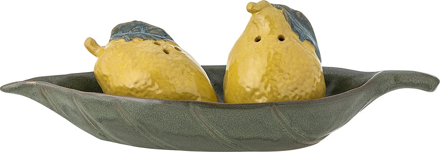 Limone Soljenka i Paprenka s podloškom Set od 3 dijela